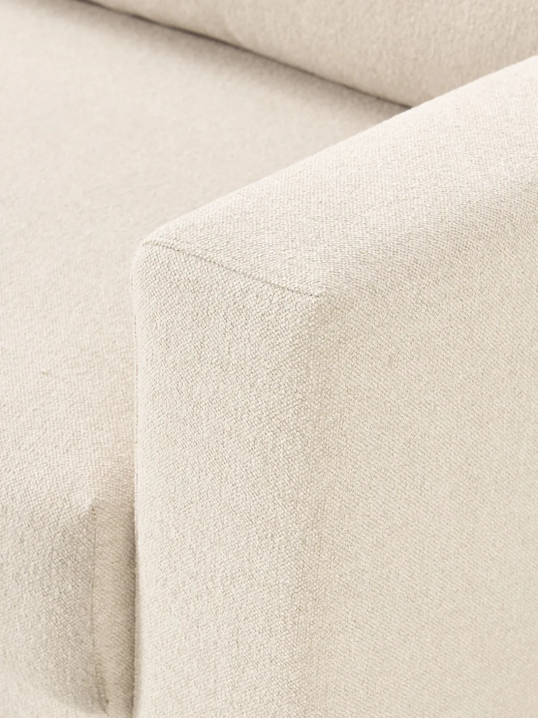 Sofá cama en tejido bouclé Tasha (3 plazas), con espacio de almacenamiento