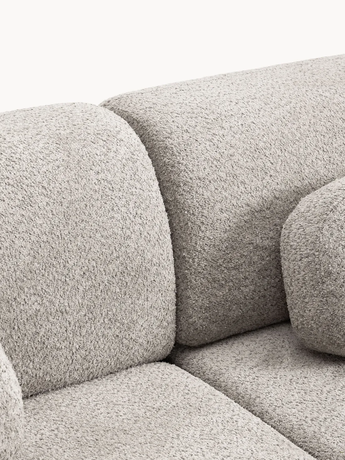 Sofá cama rinconera de borreguillo con espacio de almacenamiento Pao