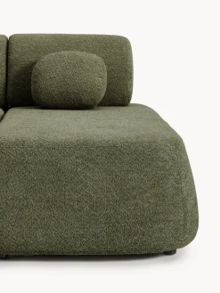 Sofá cama rinconera de borreguillo con espacio de almacenamiento Pao