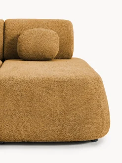 Sofá cama rinconera de borreguillo con espacio de almacenamiento Pao