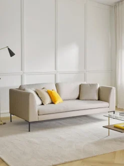 Sofá con patas de metal Emma (3 plazas)