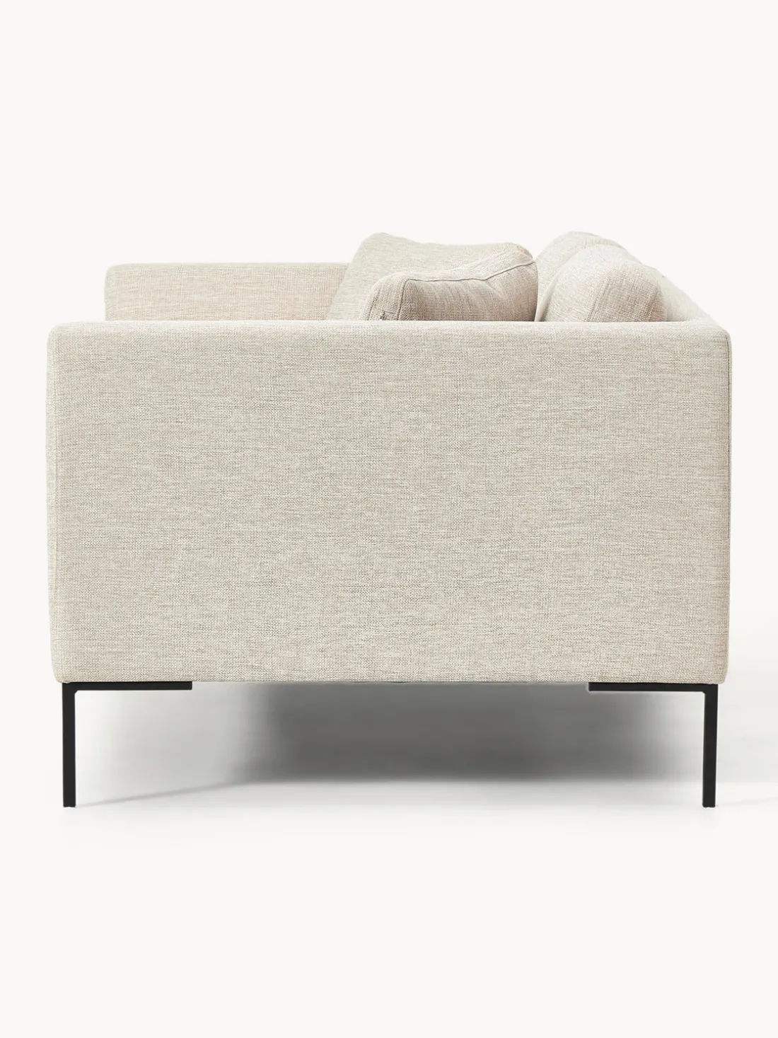 Sofá con patas de metal Emma (3 plazas)