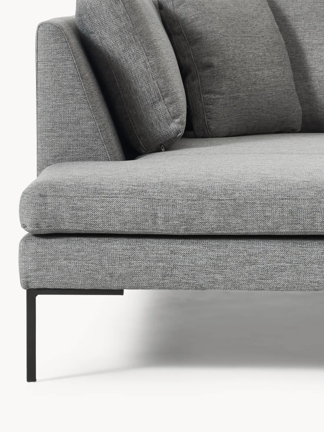 Sofá con patas de metal Emma (3 plazas)