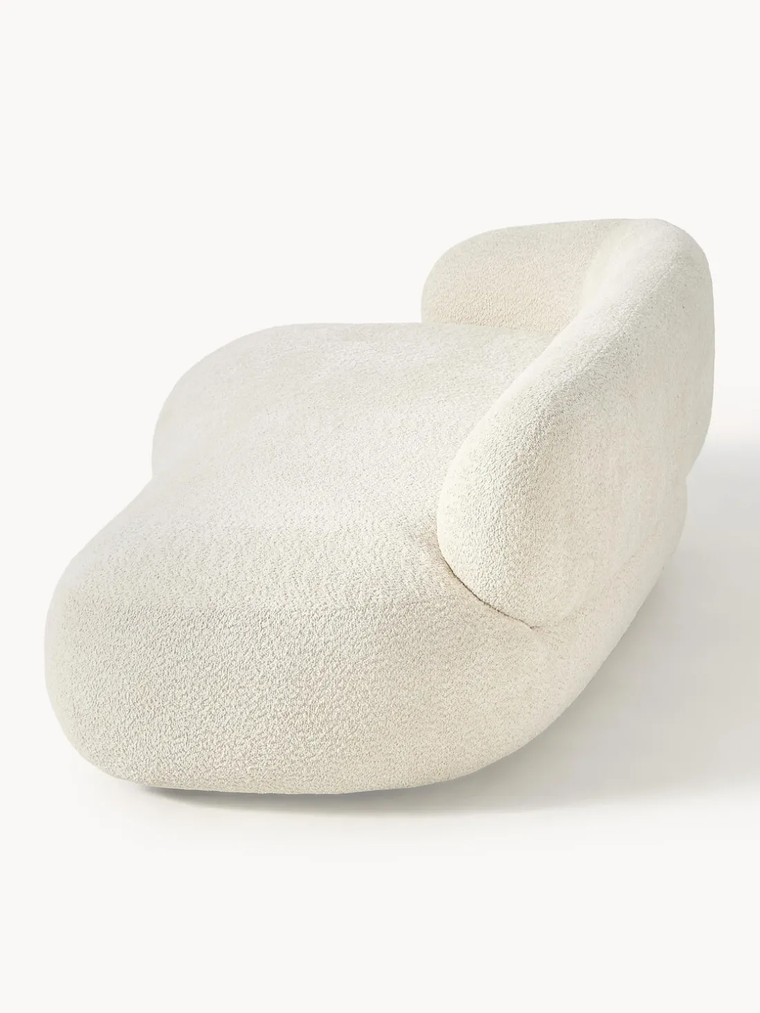 Sofá de borreguillo bouclé Alba (3 plazas)