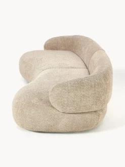 Sofá de borreguillo bouclé Alba (4 plazas)