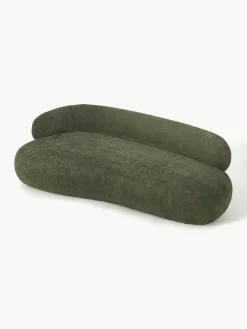 Sofá de borreguillo bouclé Alba (3 plazas)