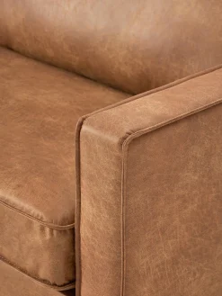 Sofá de cuero reciclado Hunter (3 plazas)