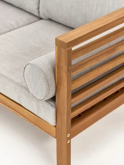 Sofá de jardín de madera de acacia Bo (2 plazas)