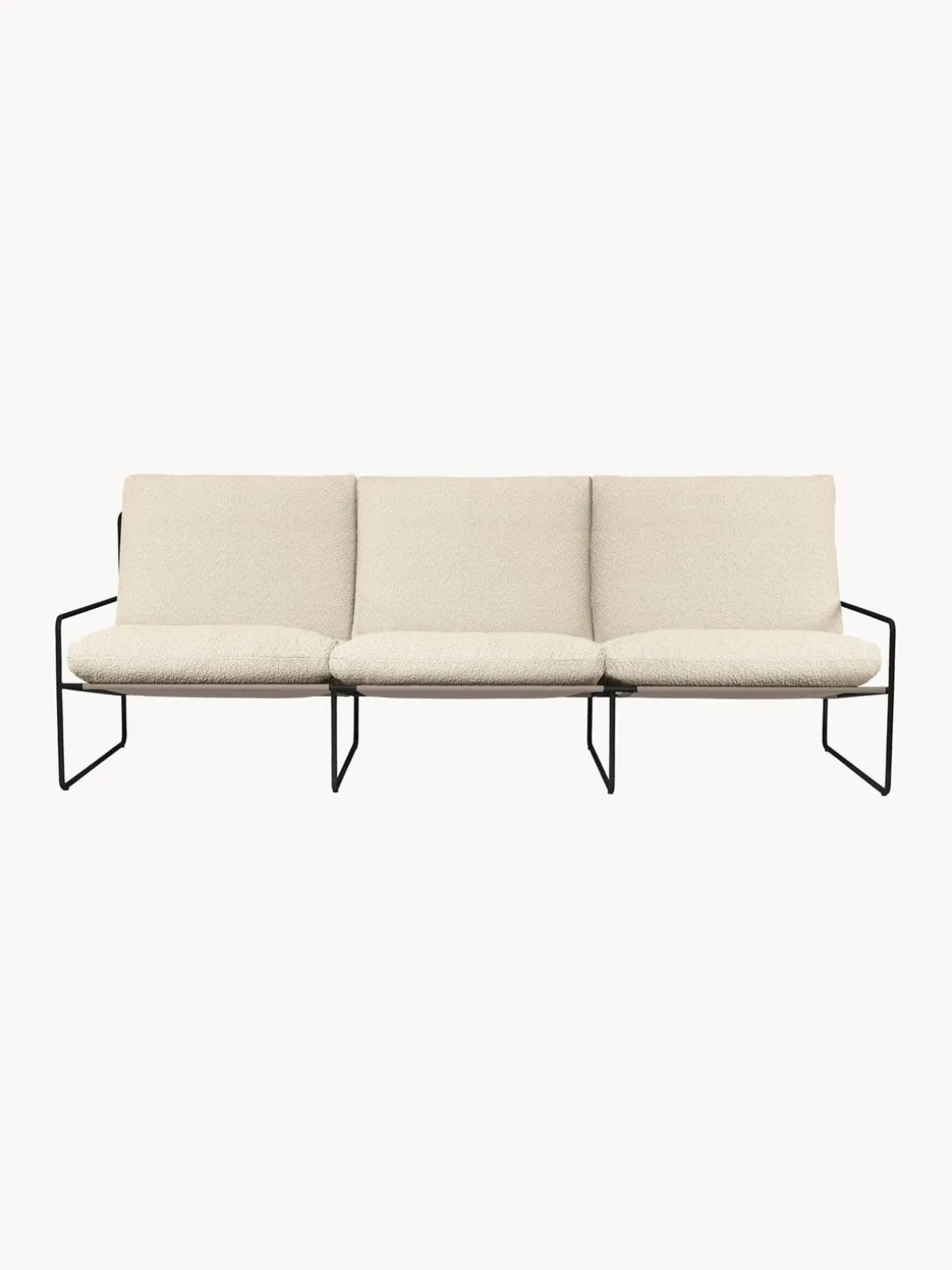 Sofá de jardín en tejido bouclé Desert (3 plazas)