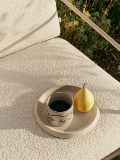 Sofá de jardín en tejido bouclé Desert (2 plazas)