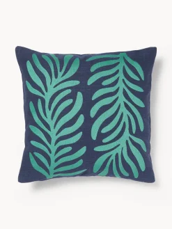 Sofá de jardín en tejido bouclé de madera de acacia Bo (2 plazas)