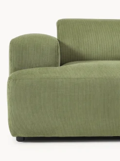 Sofá de pana Melva (3 plazas)