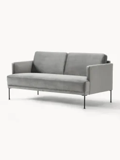 Sofá de terciopelo Fluente (2 plazas)