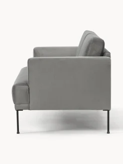 Sofá de terciopelo Fluente (2 plazas)