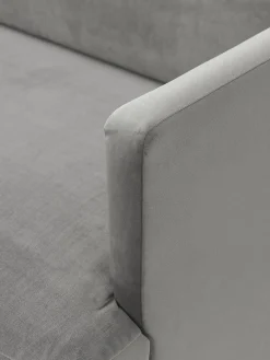 Sofá de terciopelo Fluente (2 plazas)