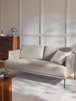 Sofá de terciopelo Fluente (2 plazas)