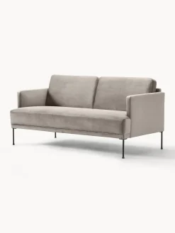 Sofá de terciopelo Fluente (2 plazas)