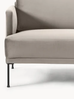 Sofá de terciopelo Fluente (2 plazas)