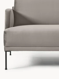 Sofá de terciopelo Fluente (3 plazas)