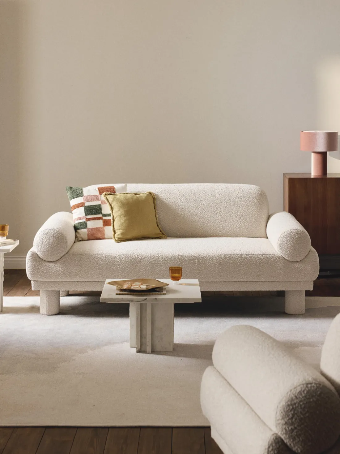 Sofá en bouclé Lilo (2 plazas)