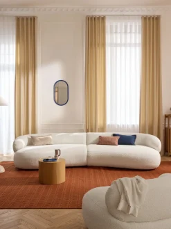 Sofá en tejido bouclé Alba (4 plazas)