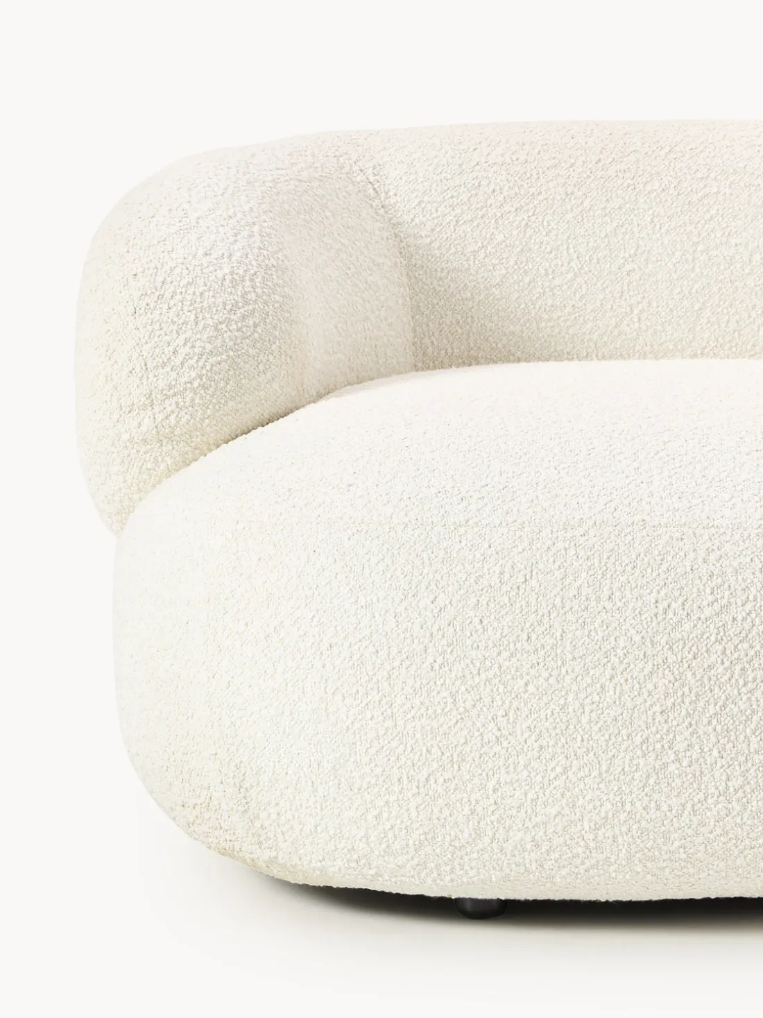 Sofá en tejido bouclé Alba (4 plazas)