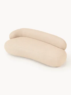 Sofá en tejido bouclé Alba (3 plazas)