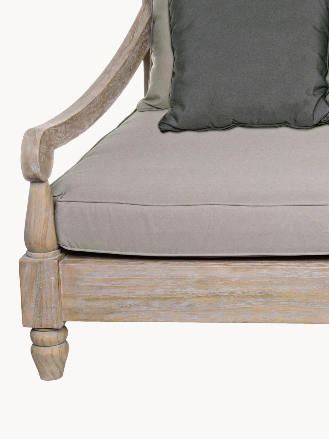 Sofá grande para exterior de madera Bali (4 plazas)