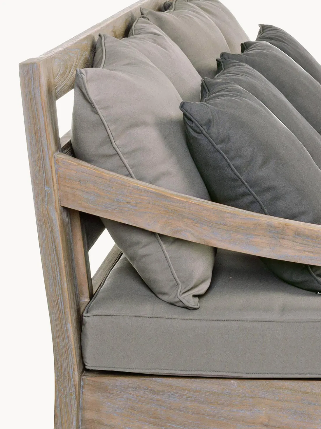 Sofá grande para exterior de madera Bali (4 plazas)