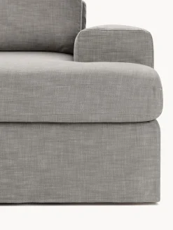 Sofá modular con reposapiés izquierdo/derecho Russell (4 plazas), desenfundable