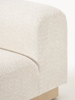 Sofá modular de borreguillo bouclé Natalie (2 plazas)