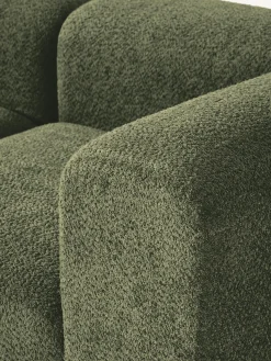 Sofá modular de borreguillo bouclé Natalie (3 plazas)