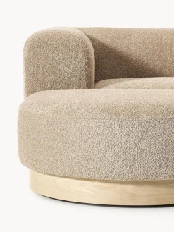 Sofá modular de borreguillo bouclé Natalie (3 plazas)