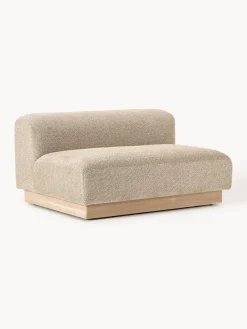 Sofá modular de borreguillo bouclé Natalie (2 plazas)