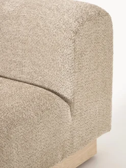 Sofá modular de borreguillo bouclé Natalie (2 plazas)