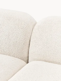 Sofá modular de borreguillo bouclé Wolke (3 plazas)