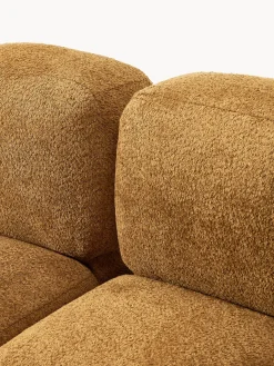 Sofá modular de borreguillo bouclé Tayla (3 plazas)