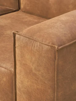 Sofá modular de cuero reciclado Lennon (3 plazas)