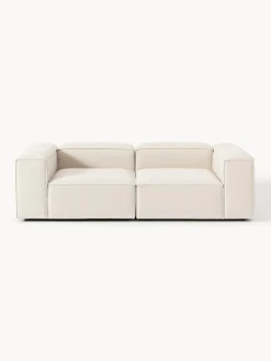 Sofá modular de mezcla de lino Lennon (3 plazas)