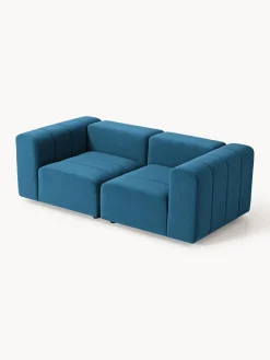 Sofá modular de terciopelo Lena (3 plazas)