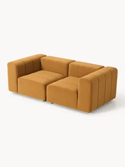 Sofá modular de terciopelo Lena (3 plazas)