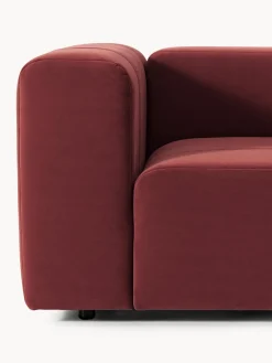 Sofá modular de terciopelo Lena (3 plazas)