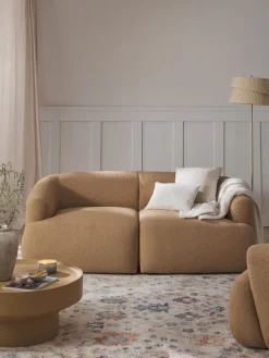 Sofá modular en tejido bouclé Sofia (2 plazas)