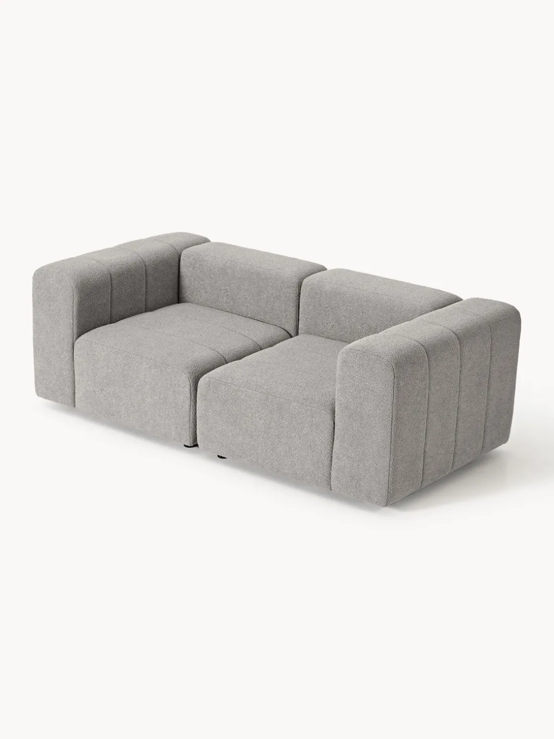 Sofá modular en tejido bouclé Lena (3 plazas)