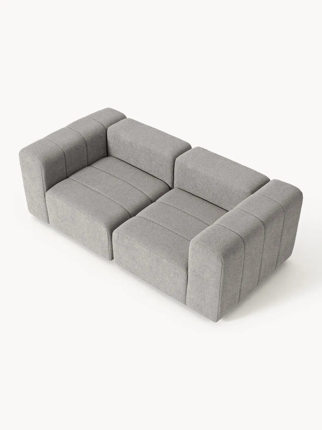 Sofá modular en tejido bouclé Lena (3 plazas)