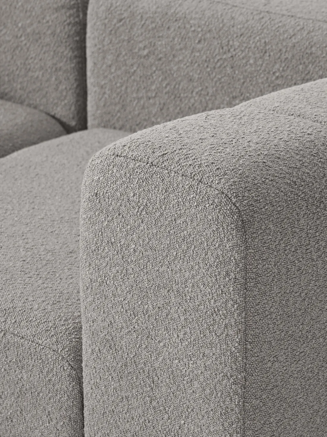 Sofá modular en tejido bouclé Lena (3 plazas)