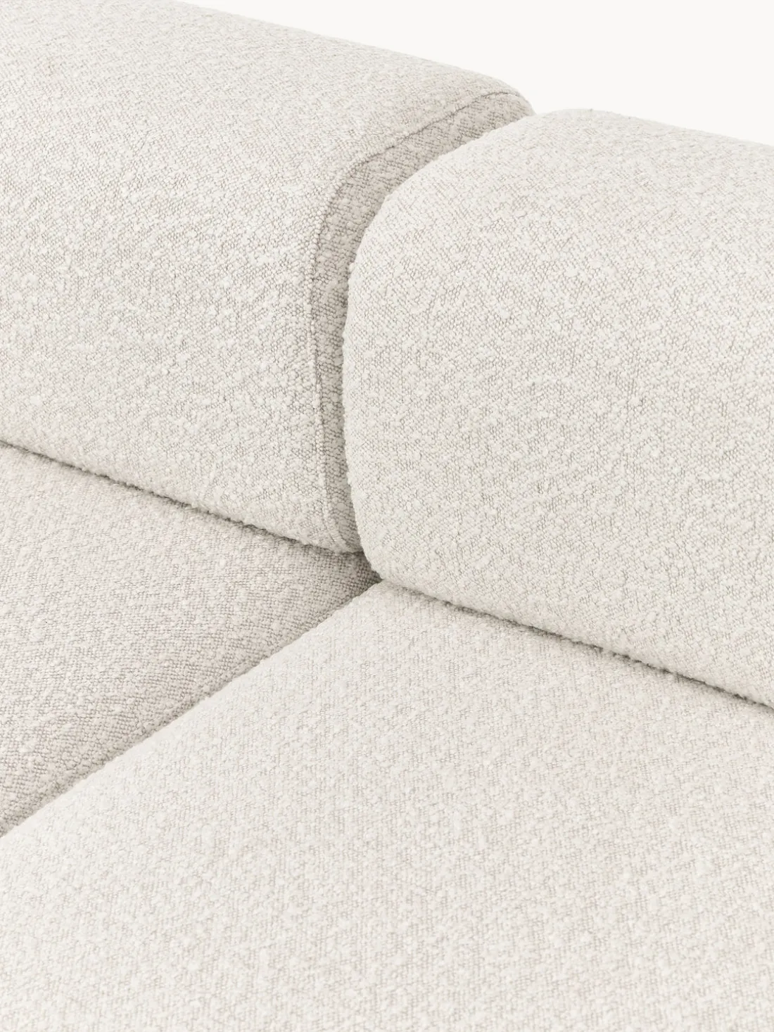 Sofá modular en tejido bouclé Anton (4 plazas)