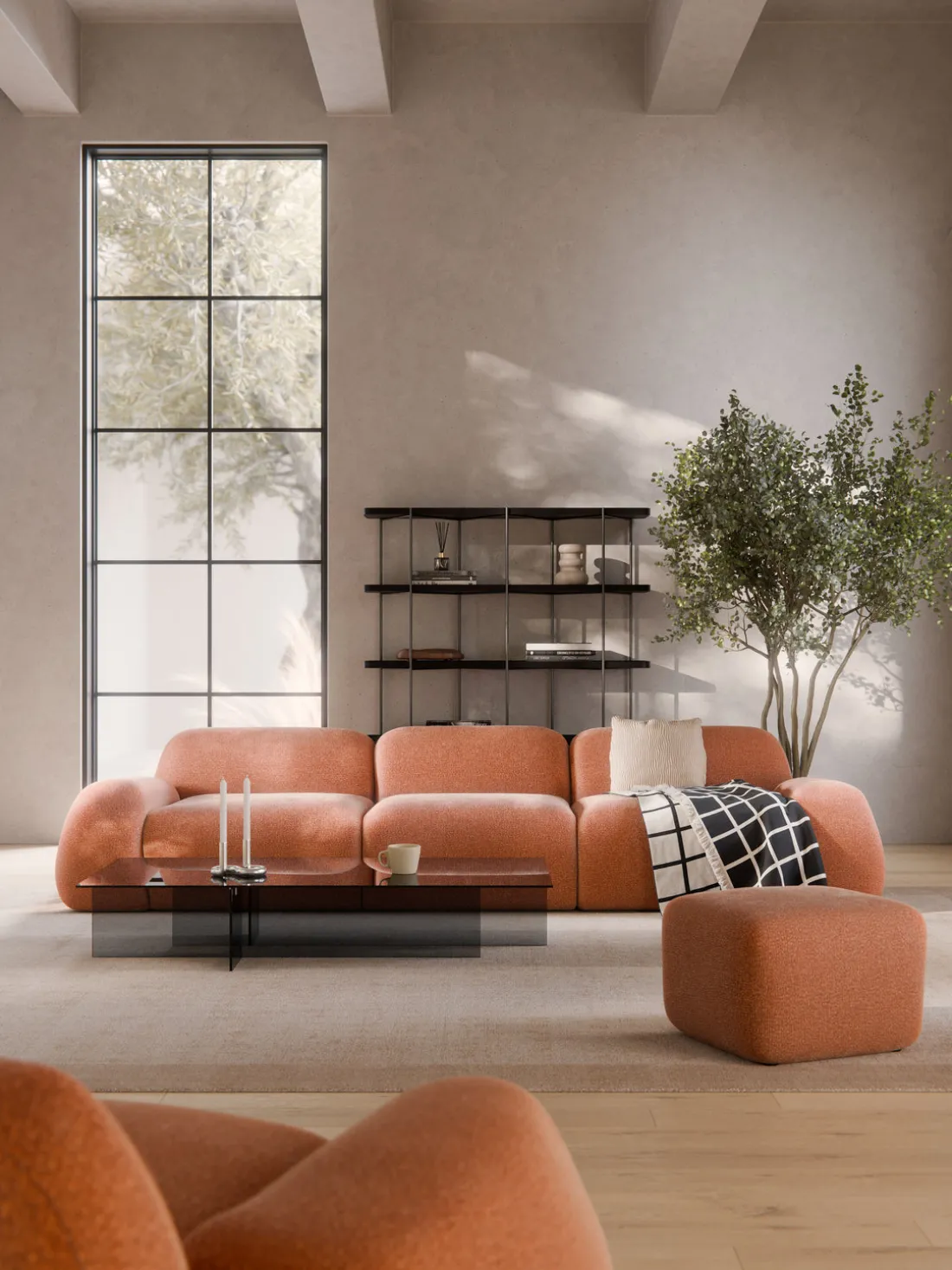 Sofá modular Wolke (4 plazas)