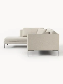 Sofá rinconera con patas de metal Emma