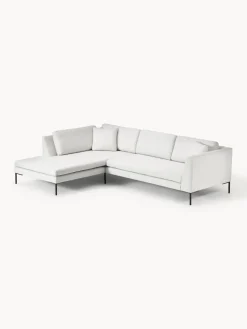 Sofá rinconera con patas de metal Emma